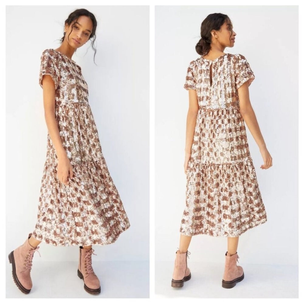 Maeve sequin dress from Anthropologie—XS